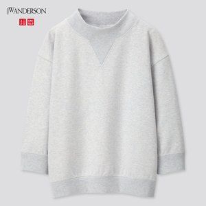 Uniqlo x JW Anderson blue 3/4 sleeve sweatshirt